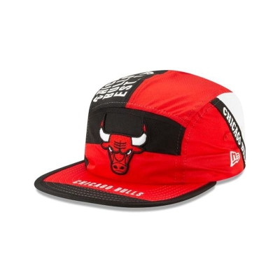 Sapca New Era Chicago Bulls NBA Cut & Sew Camper Adjustable - Negrii